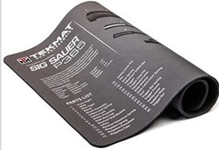TekMat SIG SAUER P365 Bench Cleaning Mat Non-Slip Roll-Up w/ Microfiber Wipe