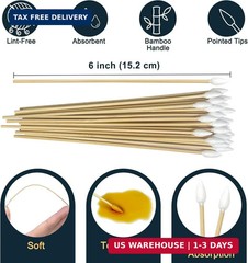Gun Cleaning Supplies – Lint Free Gun Cleaning Patches and 6 Inch Gun Cleaning S
