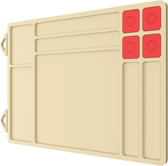 Pistol Gun Cleaning Mat, Thick Gun Cleaning Pad with Magnetic Organizer Parts Tr