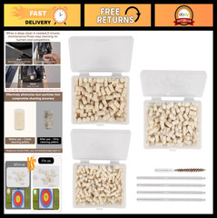 .22 Caliber Cleaning Pellets & Cotton Wool Felt for Airgun Maintenance – 200 Cou