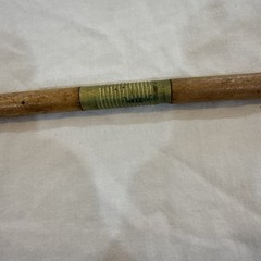 Vintage Gun Cleaning Rod Wood Brass And Metal 3 Piece Copper With Case