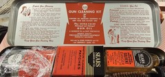 Vintage Sears Roebuck Shotgun Cleaning Kit New Old Stock Original Box USA