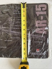 Tekmat AR15- Cut Away Cleaning Mat Black Ultra Long 35 x 12 Inch Pack of 1