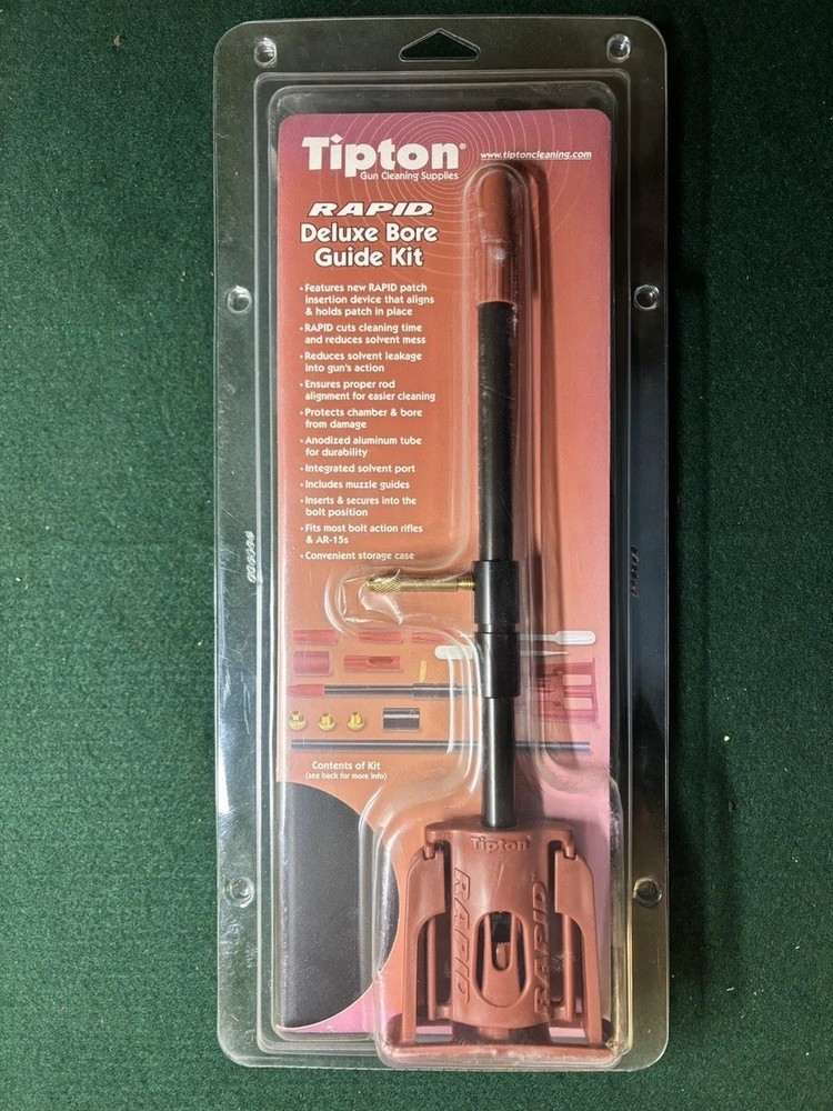 Tipton Deluxe Rifle Bore Guide Kit – Brand New Unopened