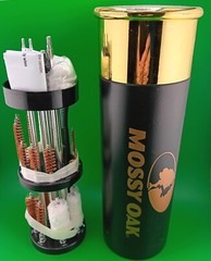 NEW 58 Piece Universal Gun Cleaning Kit, Haas Outdoors, Mossy Oak, Shotgun Shell