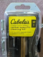 Cabela’s Pistol Cleaning Kit 9mm Caliber Specific Competition Series Tools NOS