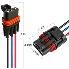 PCS Polaris Pulse Bar Pigtail Connector Kit – Universal Plug-and-Play 12