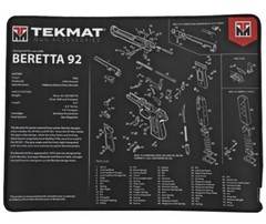 TekMat Beretta 92 Premium Gun Cleaning Mat,15″X20″ W/ minor printing Errors