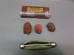 ANTIQUE TOMLINSON 16 GAGE SHOT GUN CLEANERS – AS FOUND