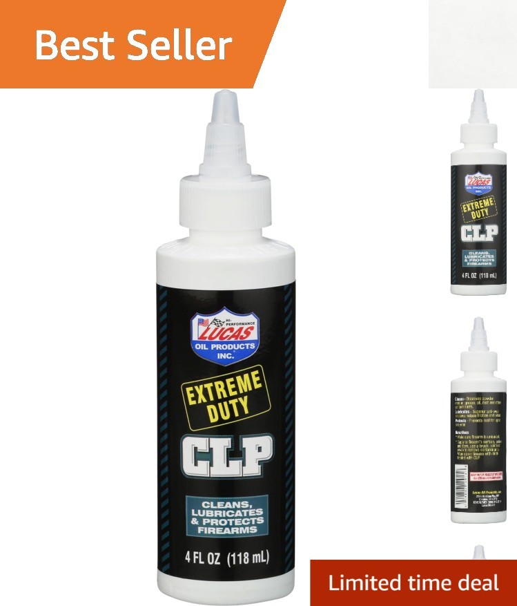 Advanced 4 Oz Extreme Duty CLP Gun Oil – Superior Lubrication for Firearms