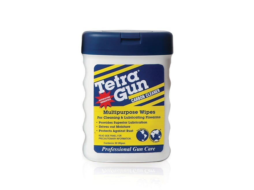 Tetra Gun Carbon Cleaner and Lubricating Gun Cleaning Wipes 50PK