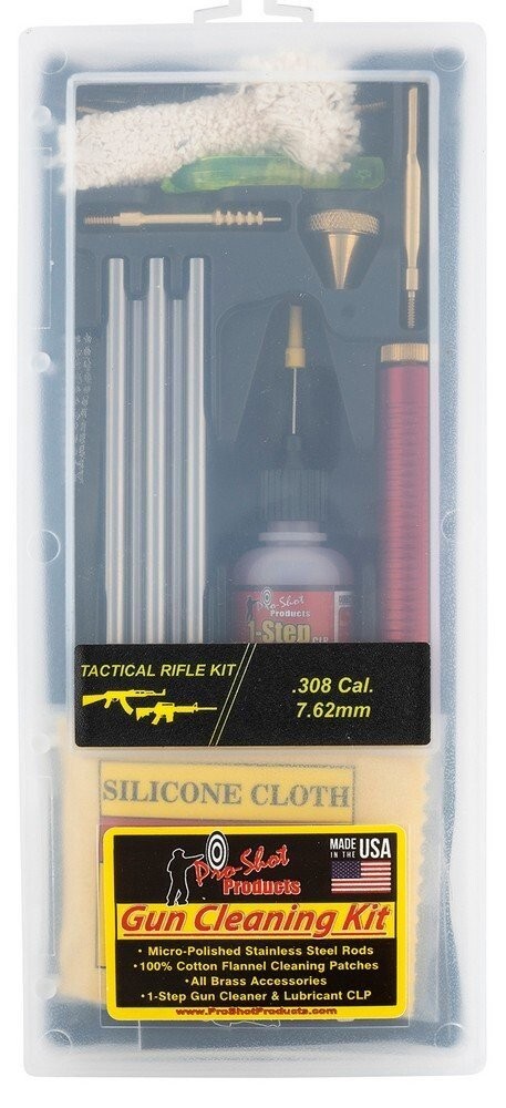 Pro-Shot Premium Classic Tactical Box .30-.308/7.62mm Gun Cleaning Kit TR308KIT