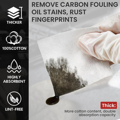 3” Gun Cleaning Patches More Cotton Contain, Highly Absorbent Gun Patches for .