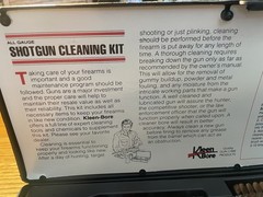 Kleen Bore All Gauge Shotgun Gun Cleaning Kit. Sho-216 FREE SHIPPING