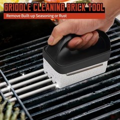 Griddle Cleaning Kit for Blackstone – Grill Stone, Non-Scratch 12pcs Orange