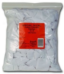 NEW! Southern Bloomer 30 Cal Gun Cleaning Patches No Strings, #125