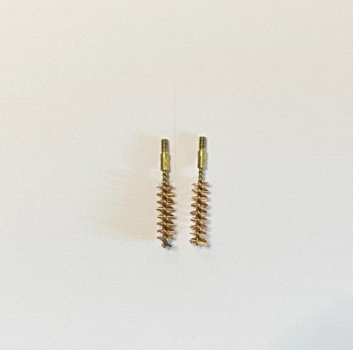 GI US Army Small Arms Cleaning Brush 2 PACK NEW IN BAG Brass .38/9mm