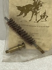 Uncle Mikes Solid Brass .45 Caliber CLEANING JAG & BRUSH #2892-1 BLACK POWDER