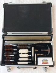 DAC Super Deluxe Gun Cleaning Kit Multi Caliber Silver Case Excellent