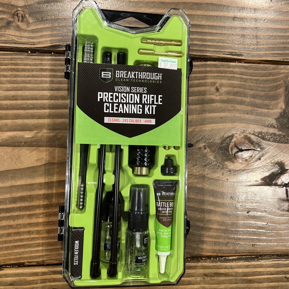 Breakthrough Vision Precision Rifle Cleaning Kit – .243 Cal / 6mm BT-CCC-243R