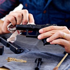 163pcs Gun Cleaning Kit Universal Rifle Pistol Shotgun Handgun Firearm with Case