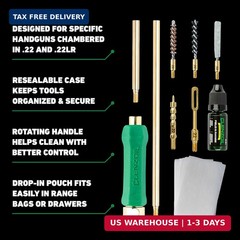CLENZOIL Field & Range Pistol Basics Cleaning Kit | Complete Handgun Cleaning Se
