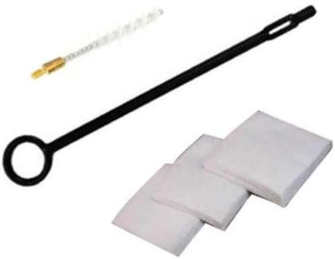 OEM Gun Cleaning Rod for Glock with Nylon Brush and 40 Cotton Patches for .357,