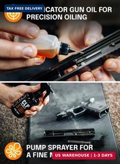 Gun Cleaning Oil Kit 3-in-1 Cleans, Lubes, Protects – 6.8 Oz. Sprayer Gun Cleane