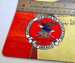 NRA 2ND Amendment Right To Bear Arms Non Slip Padded 17.5″x12″ Gun Cleaning Mat
