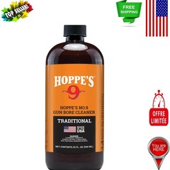 No. 9 Gun Bore Cleaner – 32 Oz of Ultra Potent Cleaning Power for Firearm Lovers