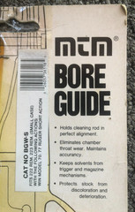 MTM Bore Guide BGW-S Fits 222 & 223 Small Case Model 70, 77 Ruger Short Action