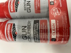 Birchwood Casey Gun Scrubber & Synthetic Gun Oil Aerosol Combo 2 Per Pack .