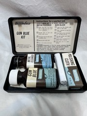 Vintage Montgomery Ward Gun Blue Kit With Case No. 14436