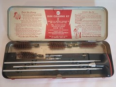 SEARS AND ROEBUCK NO 2143 VINTAGE GUN CLEANING KIT 22 CAL # ⁶ 20251