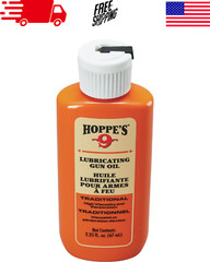 Hoppes 9 Gun Guncare Hunting Rifle Pistol Lubricating Oil 2.25 Oz Bottle NEW