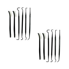 2PACK x 6 PCS Gun Rifle Pistol Cleaning Brush Brushes Picks Nylon Non-Scratching