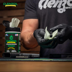 Field & Range Single-Use Saturated Gun Oil Wipe Packets | Individual CLP Wipes |