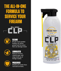 CLP Cleaner Lubricant and Preservative Gun Cleaner, CLP-12, Aerosol Can, Synthet