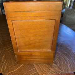 Outers Wood Gun Cleaning Tool Chest Storage Box Oak Finish Latch Drawer 70084