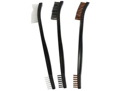 Birchwood Casey Utility Gun Cleaning Brush Set Bronze, Nylon and Stainless