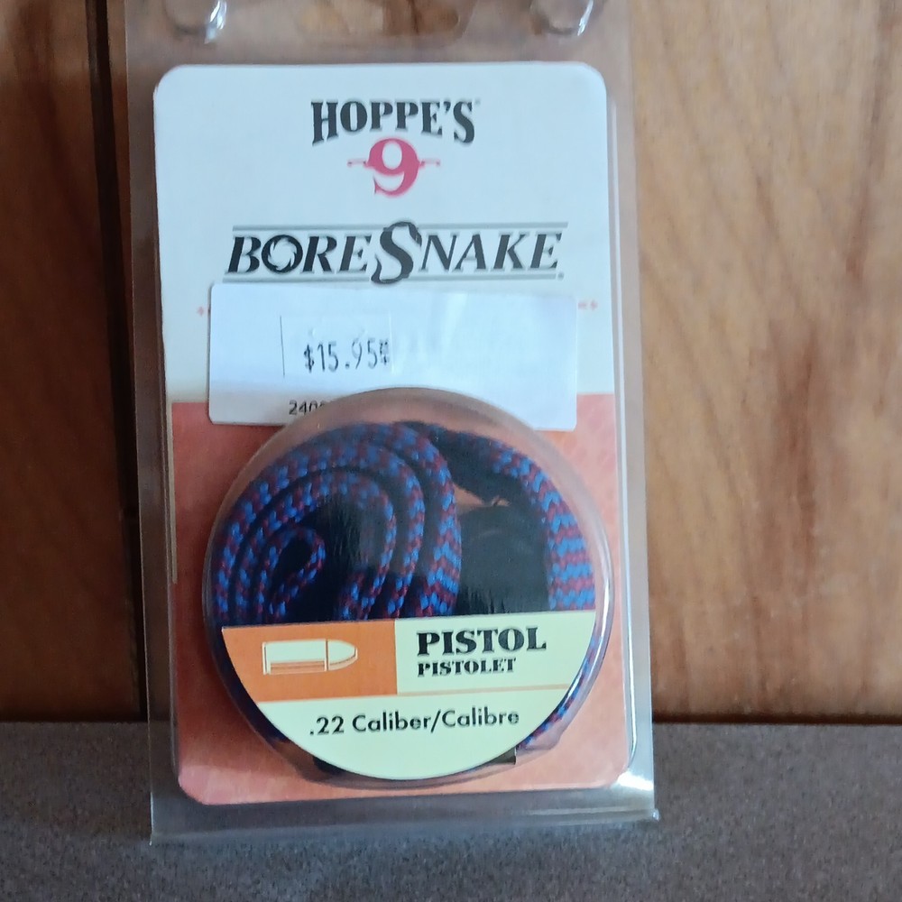 Hoppe’s Bore Snake .22 Caliber Deep Cleaning Reusable Nylon Brass MPN 24000
