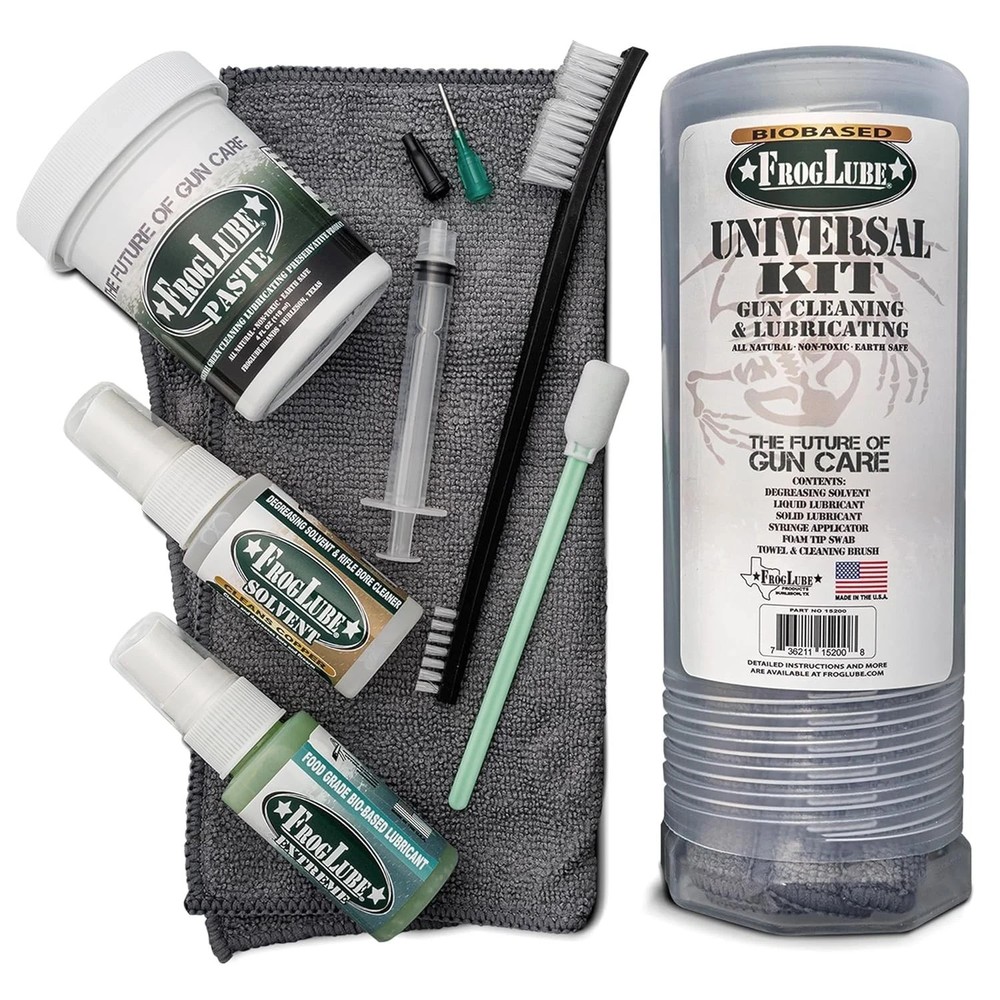 FrogLube Frog Tube Solvent CLP Paste Squeeze Tube Brush Towel Reduces Residue