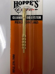WOW! 2 Hoppe’s Cleaning Rod System Rifle .270-7mm Pierce Point Jags & Free Ship!