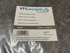 VFG #368577 New weapon mat Non-slip 1000 mm x 300 mm grey