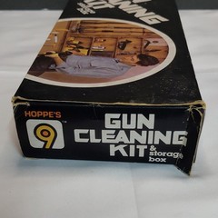 Hoppe’s Vintage .38 Caliber gun Cleaning Kit with Storage Box, Patch Cloth, Oil