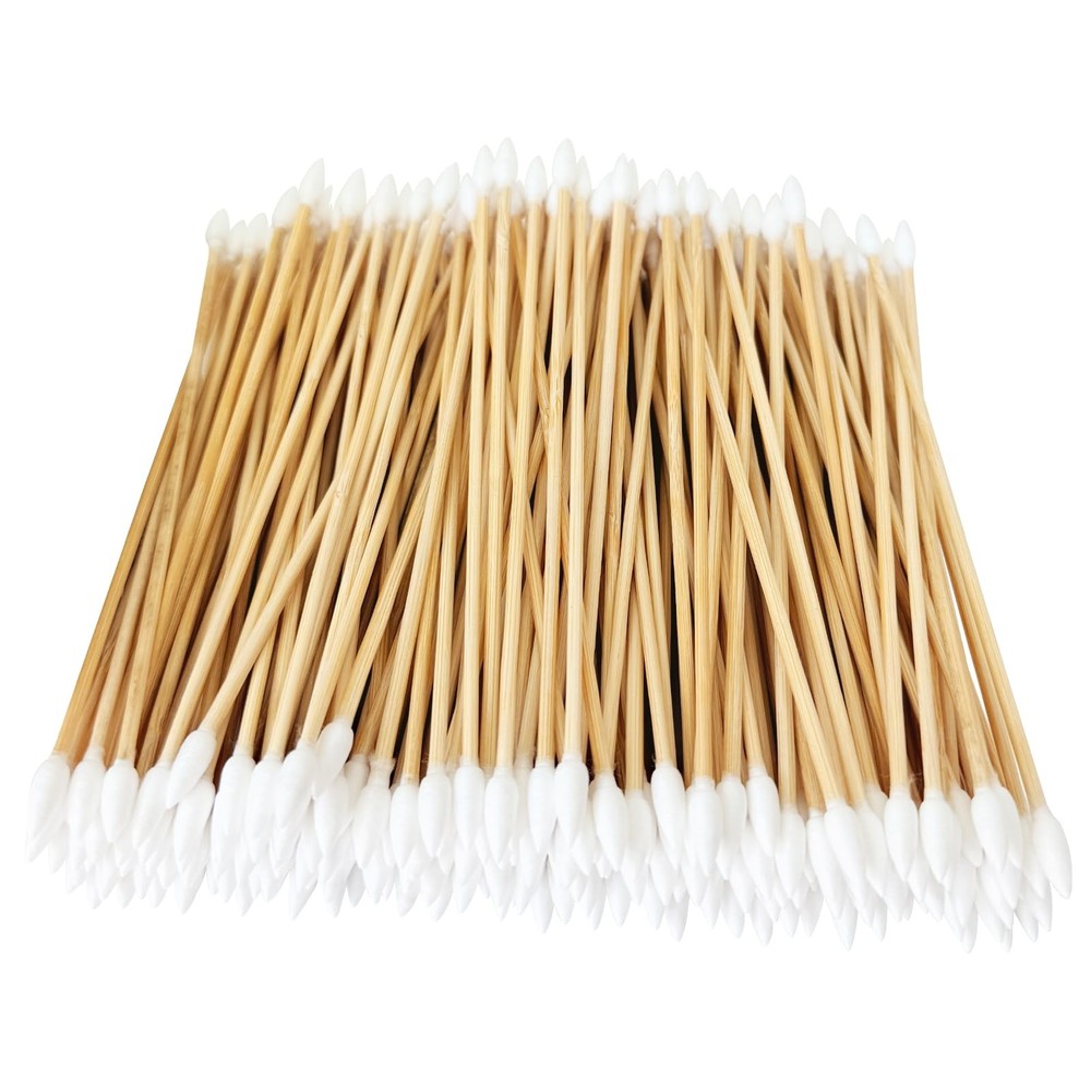 Gun Cleaning Swabs (200 PCS, 6-Inch) – Dual-Tip Precision Cotton with