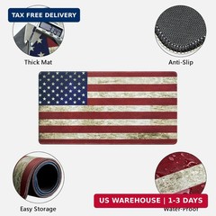 24″x12″ Gun Cleaning Mat and Long Cotton Swabs – Thick Mat for All Equipment Mai