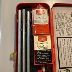 Vintage Sears Roebuck & Co. Gun Cleaning Kit #6-20221 For 12-16 Ga. Shotguns