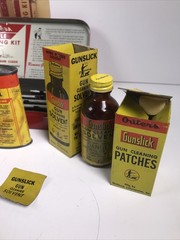 Vintage Outers Gunslick Rifle Kit No. 477 Tin Gun Cleaning Kit 22 Caliber 420