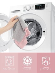 Fantasticlean Microfiber Cleaning Cloth Roll -75 Pack Tear Away Microfiber